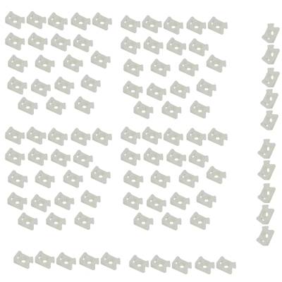 Suport montare surub albe 16.0x10.7x7.0mm 100 buc