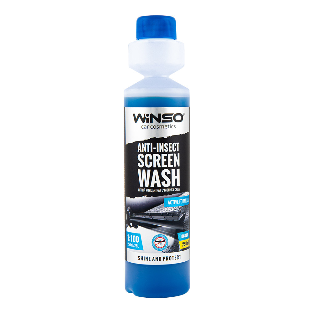 Lichid parbriz concentrat Winso Anti-Insect Ocean 250 ml ●1:100●