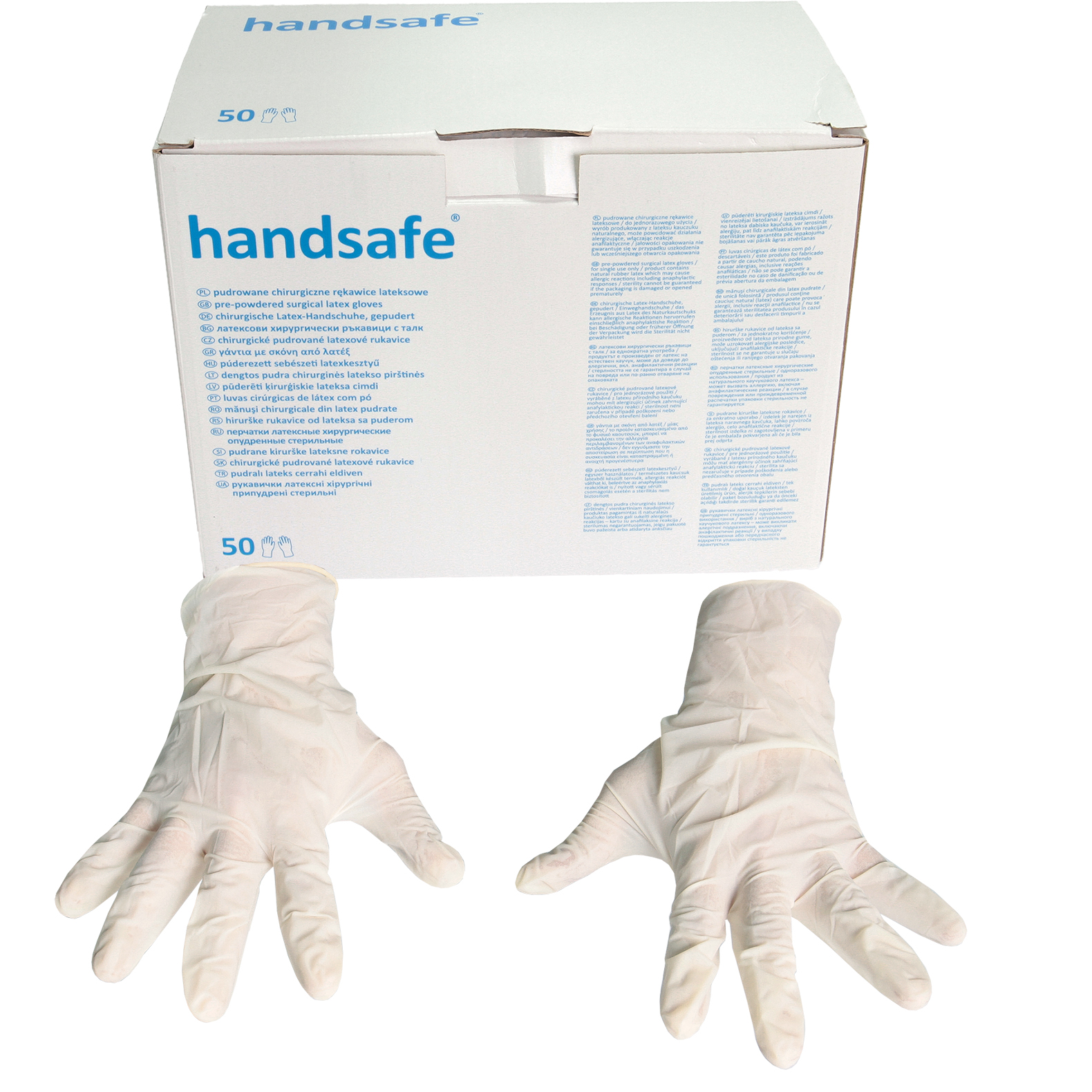 Manusi Latex Albe Marimea XL Pret / Pereche --- Comanda minima 50 buc