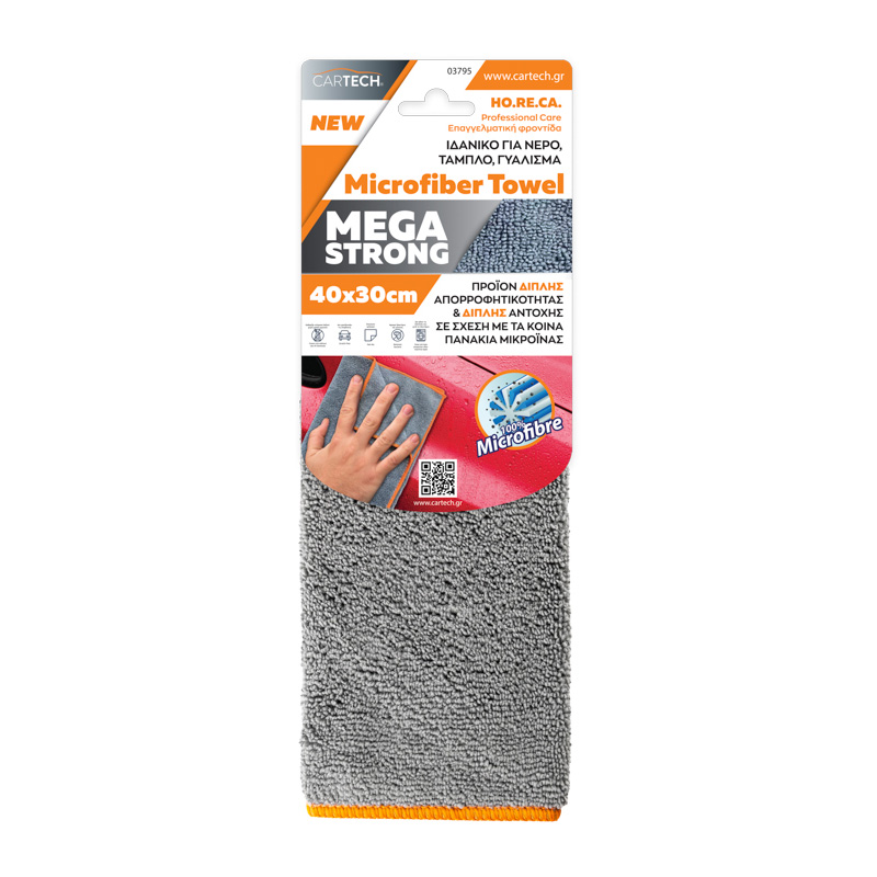 Lavete din microfibre 40X30CM, 300 gsm - Cartech Mega Strong