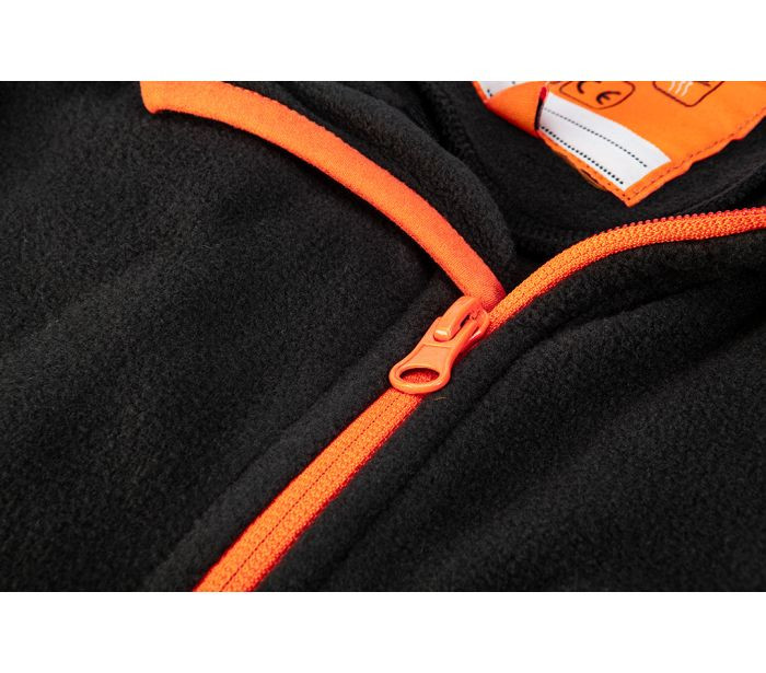 Hanorac din fleece polar, negru, mărimea XL/56
