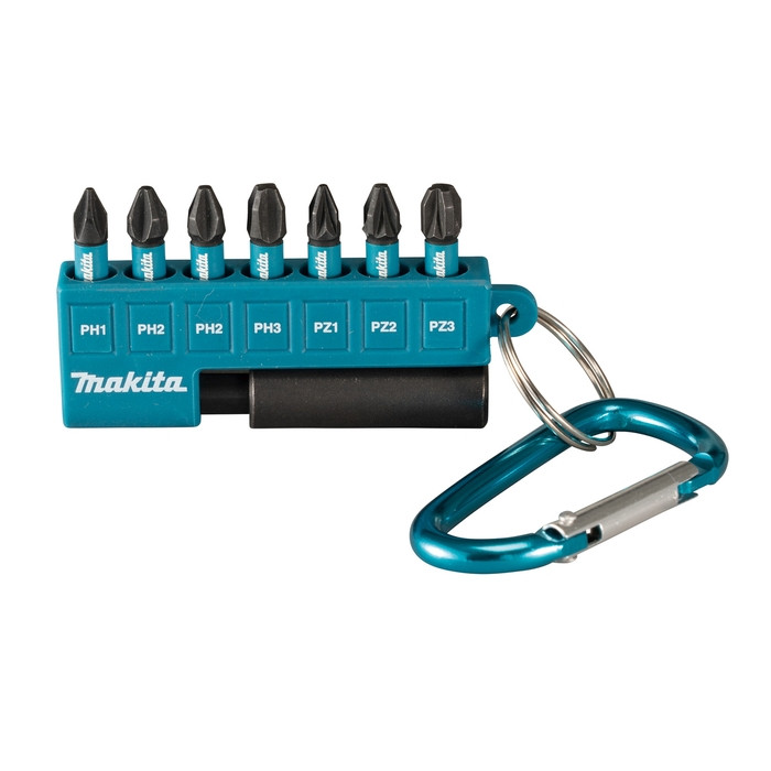 Set 7 biti de impact pentru insurubare, Impact Black , cu adaptor magnetic, 8 piese