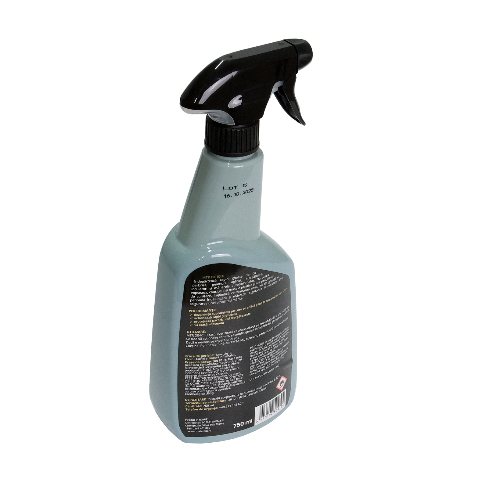 Solutie dezghetat parbrizul 750 ml