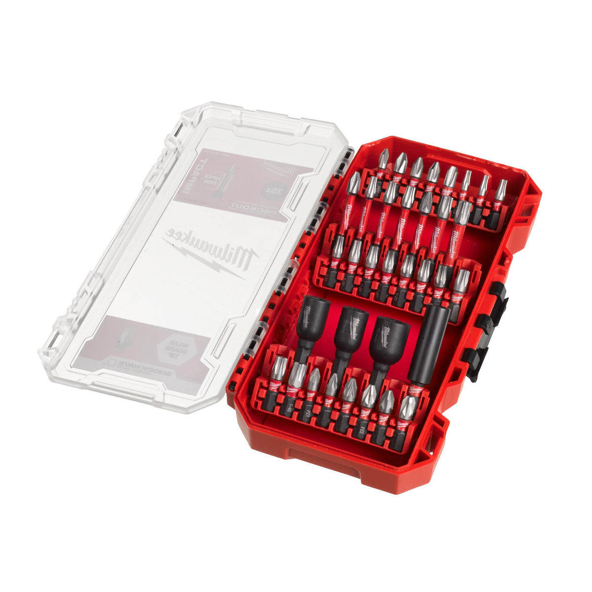 Set biti Milwaukee ShW, 35 bucati