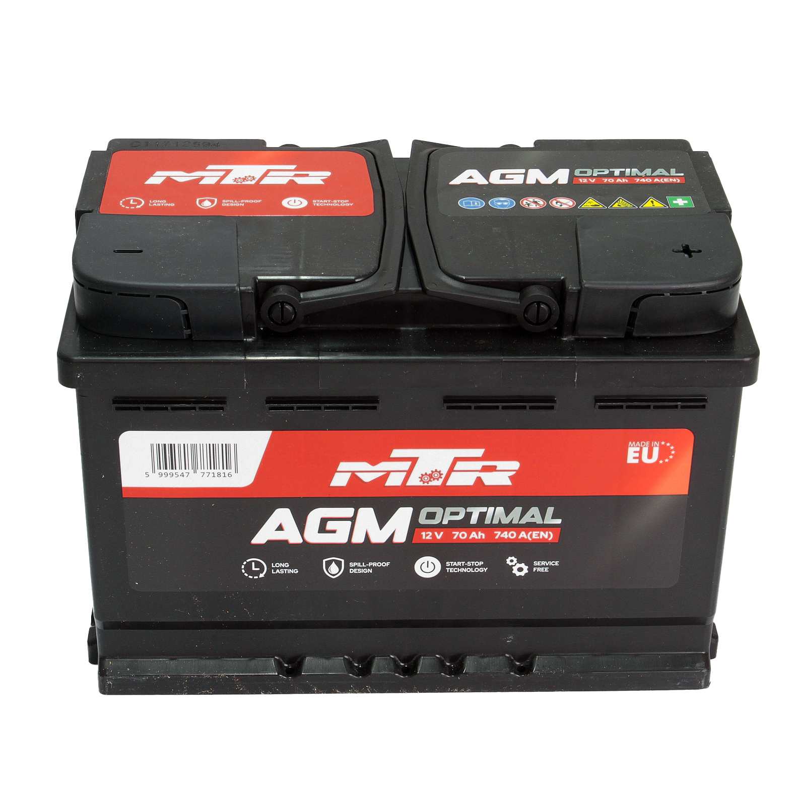Acumulator turisme MTR AGM [START-STOP] 70 Ah 740A