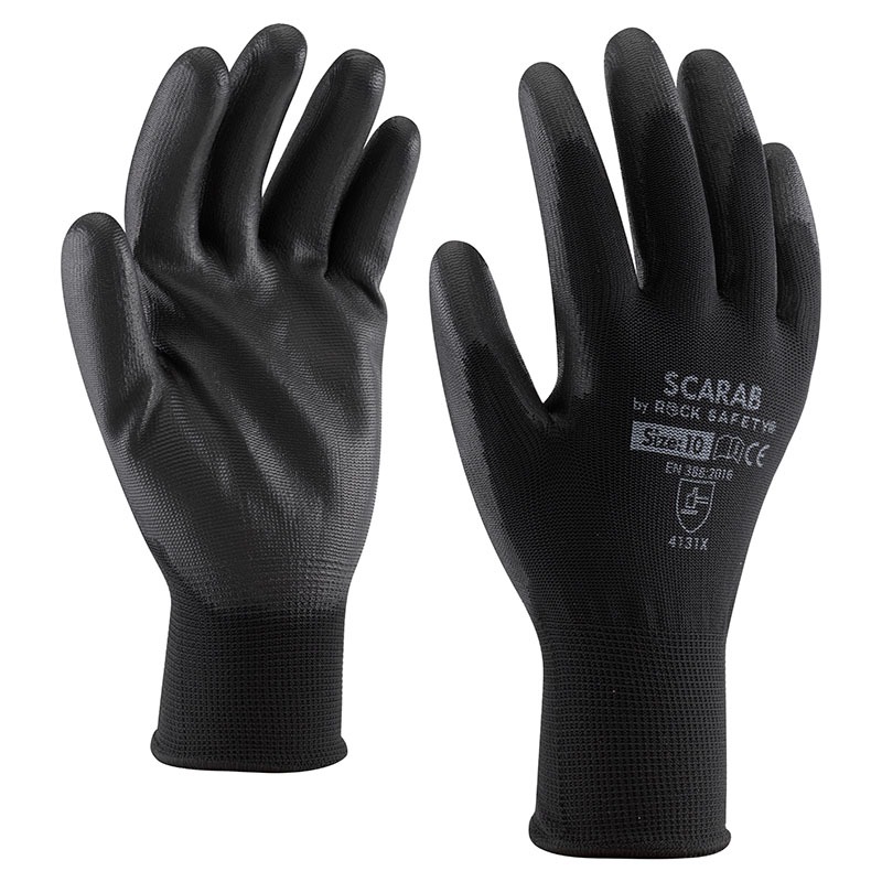 Manusi poliester,imersate partial in PU Set 2 buc