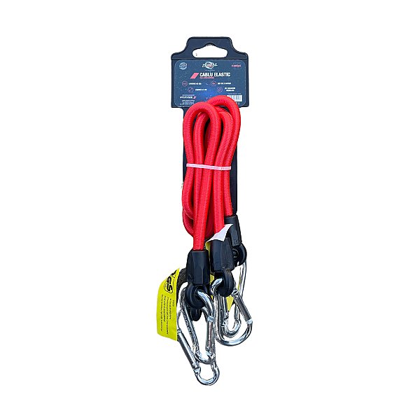 CABLU ELASTIC CU CARABINE CARMAX 60CM - SET 2 BUC.