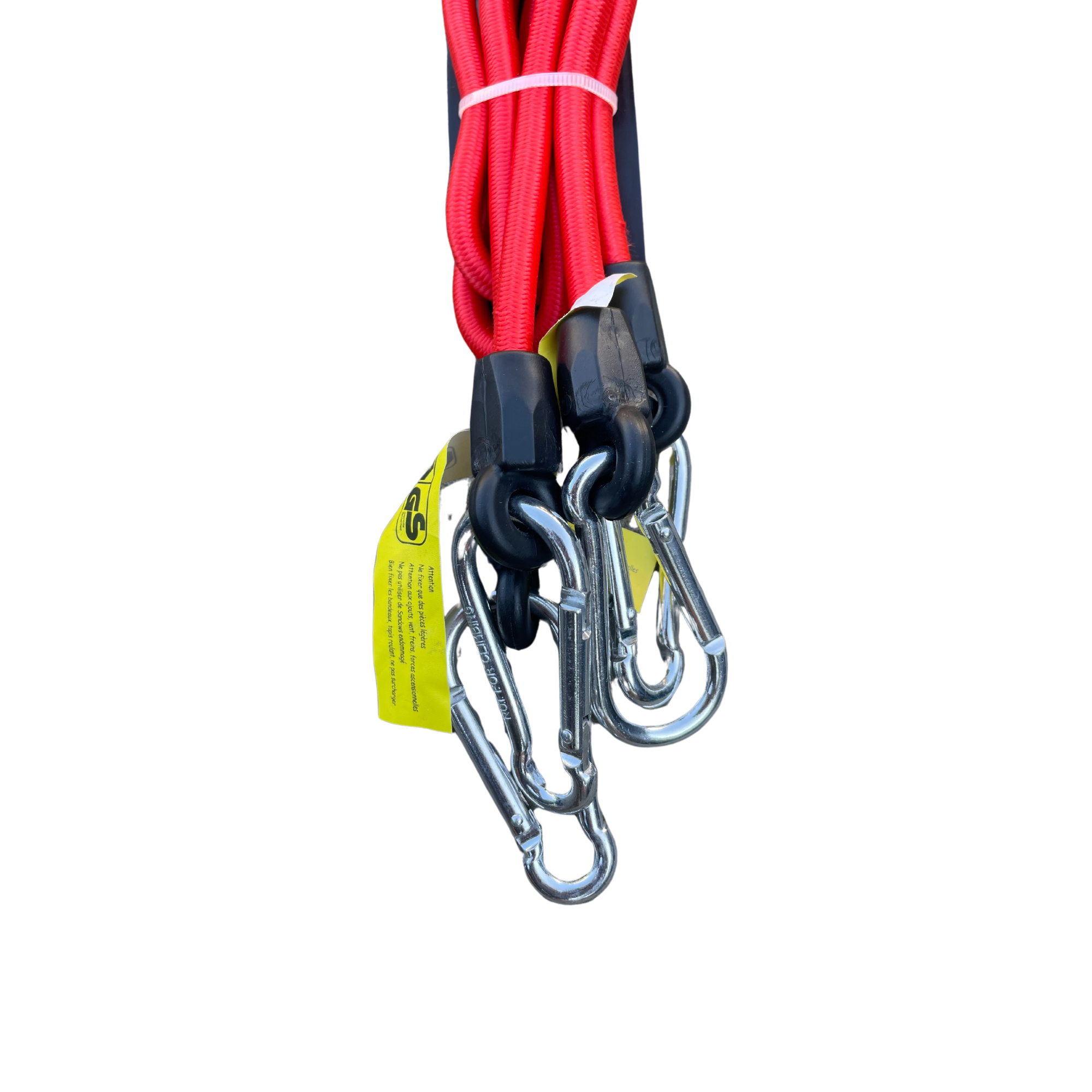 CABLU ELASTIC CU CARABINE CARMAX 60CM - SET 2 BUC.