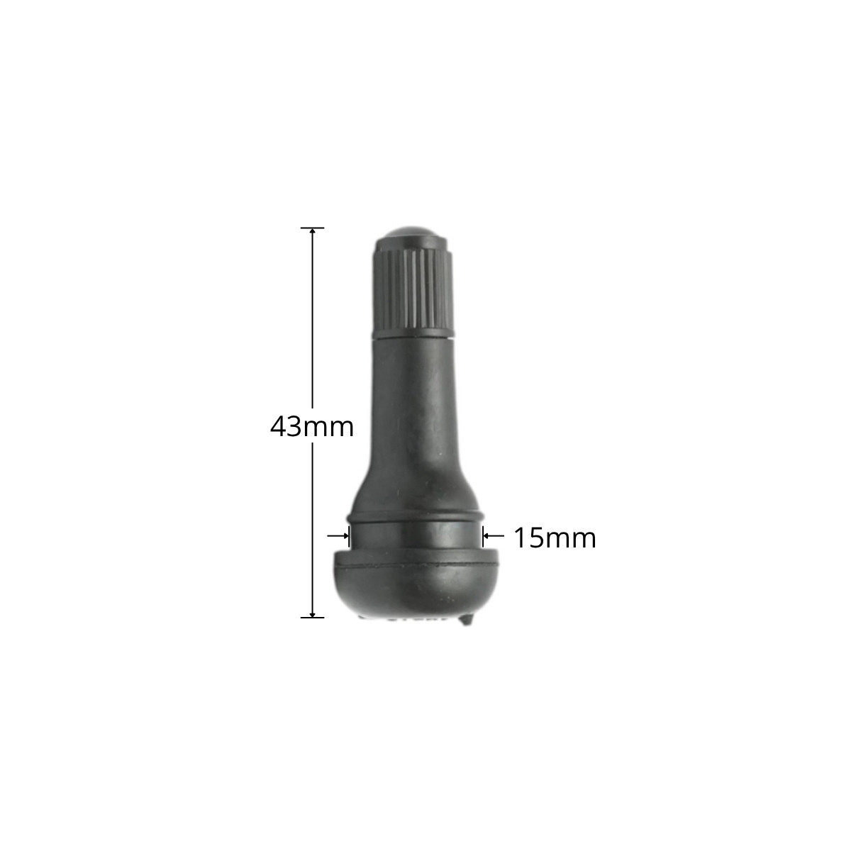 Valva roata tubeless 43mm TR413