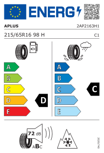 Anvelopa Iarna Aplus 215/65 R16 98H A701