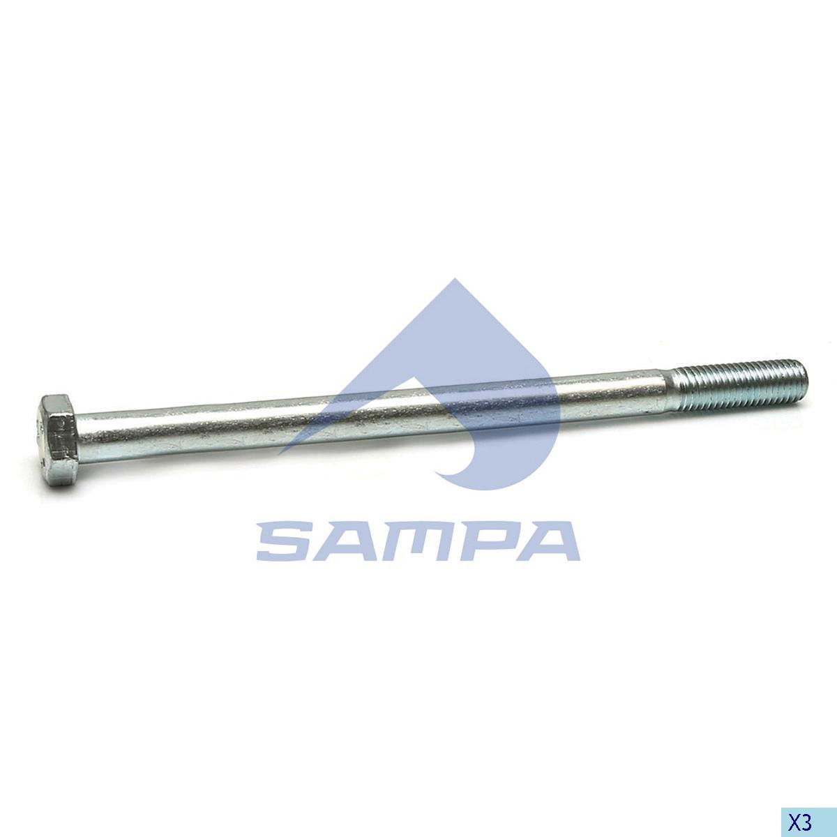 Surub arc vagon M12x1,75 | Lungime 197.5 mm