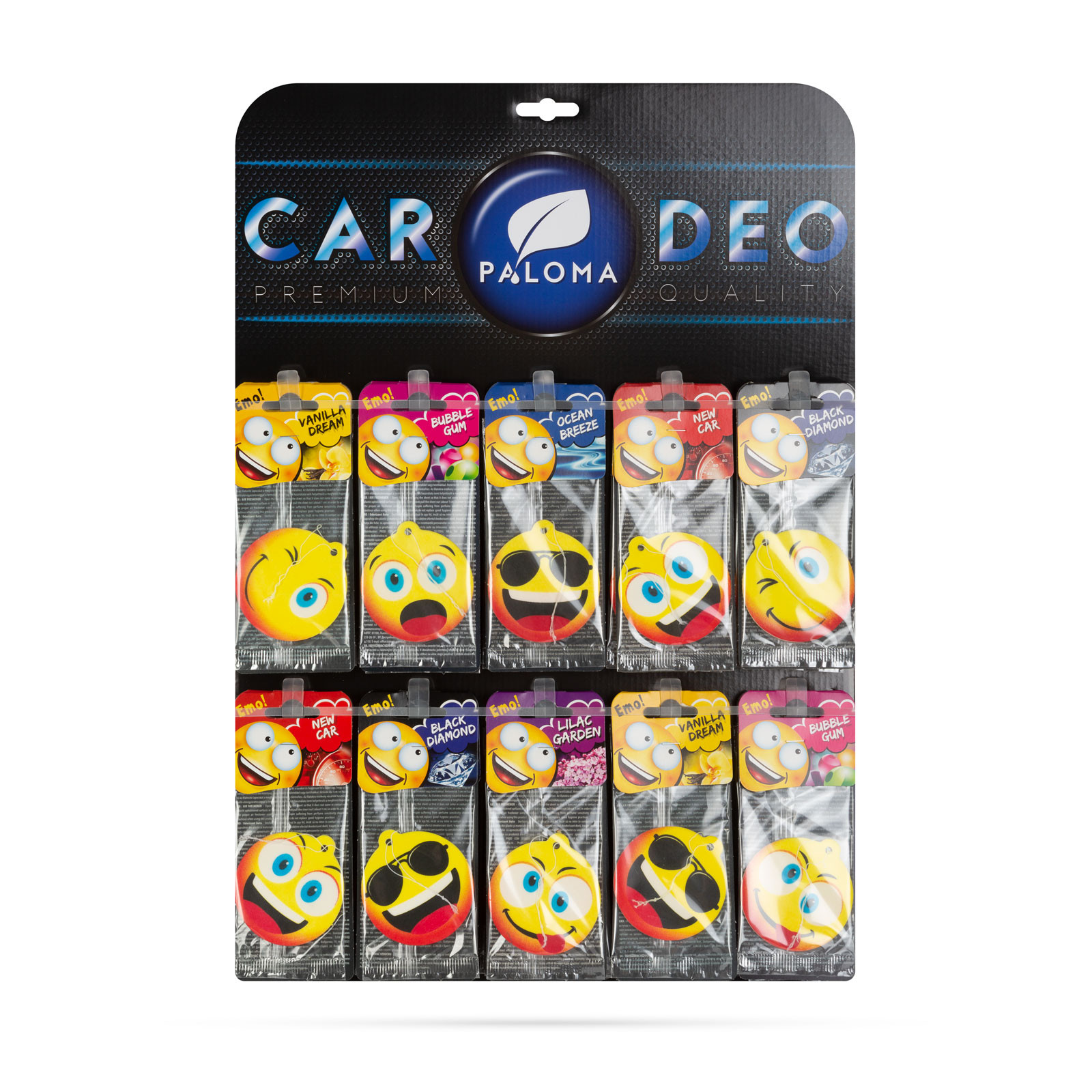 Odorizant Emoticon (Odorizante) - Set Odorizant Auto Paloma EMO 90buc x 4g