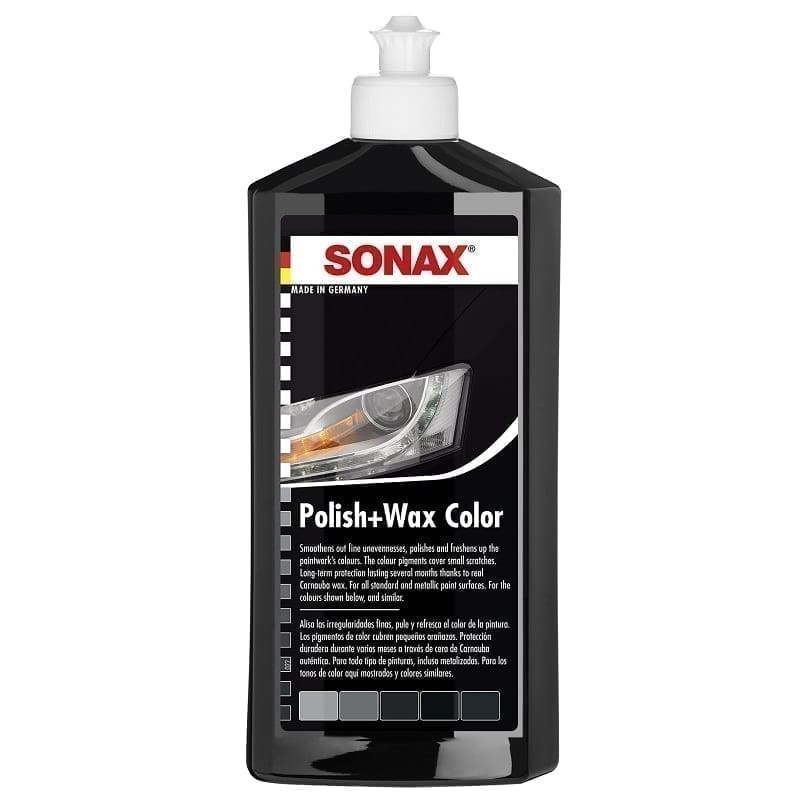 SONAX Polish&Wax NanoPro pentru culoarea neagra 250 ml, cod 296141