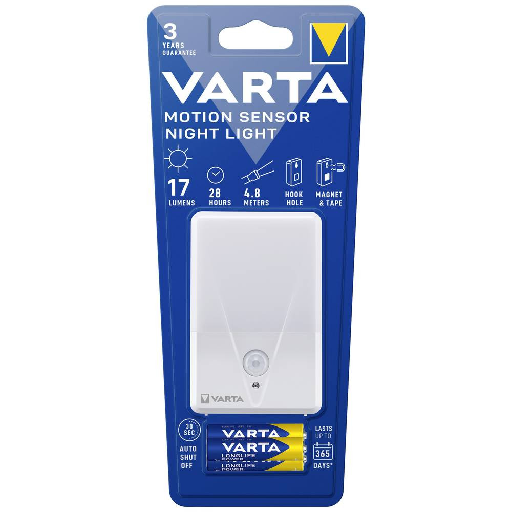 Lampa de noapte cu senzor de miscare Varta 16624101421 Lumina de noapte (+ detector de miscare) LED